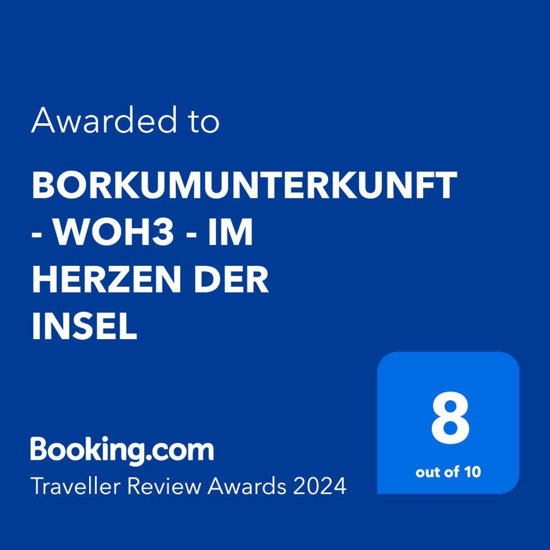 Borkumunterkunft - Woh3 - Im Herzen Der Insel Exteriör bild